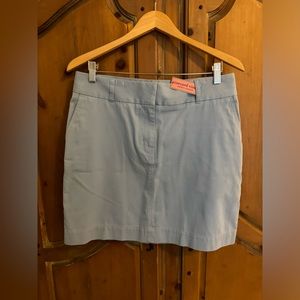 NWT Vineyard Vines Powder Blue Twill Skirt (8)